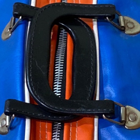 Vintage Bags 97s Old School Color Block Vinyl Gym Bag Poshmark